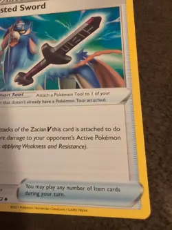 Trainer Rusted Sword Pokemon Card - Image 5