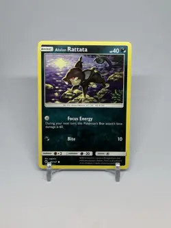 Pokemon TCG Alolan Rattata 81/147 SM Burning Shadows Regular Card EN-LP 2017 - Image 1