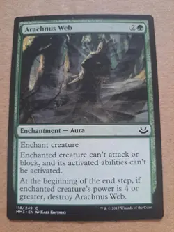 Arachnus Web 118/249 hour of devastation MTG Magic the Gathering card - Image 1