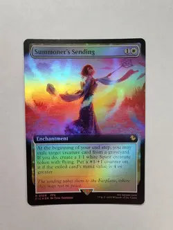 Summoners's Sending (Extended Art) (Foil) MTG Final Fantasy R Commander FIC 109 - Image 1