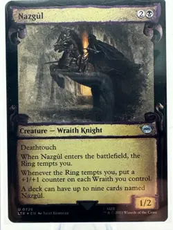 Near Mint Foil Nazgul (0726) (Showcase Scrolls) MTG Lord of the Rings - Image 1