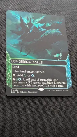 Lumbering Falls Borderless EOS Edge Of Eternities 0024 Mtg - Image 1