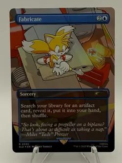 Fabricate (2090) Secret Lair Drop SLD MTG Magic Rainbow Foil - Image 1