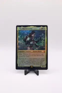 MTG Tifa, Martial Artist (0006) *Foil* Base Commander Final Fantasy - Image 1