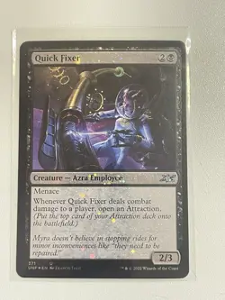 Quick Fixer (Galaxy Foil) #371 Unfinity UNF MtG NM - Image 1