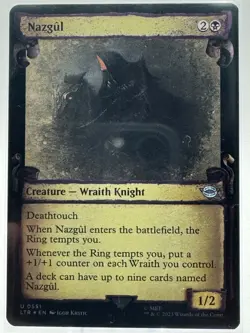 Near Mint Foil Nazgul (0551) (Showcase Scrolls) MTG Lord of the Rings - Image 1