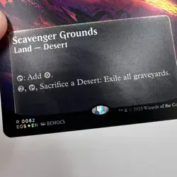 Scavenger Grounds (0082) - Foil - Borderless R MTG Edge of Eternities - Image 2