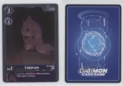 2021 Digimon Card Game - Next Adventure Rare Lopmon #BT7-068 e6j - Image 3