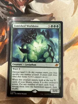 NM Famished Worldsire, MTG, Edge of Eternities, Magic the Gathering, 182 - Image 1