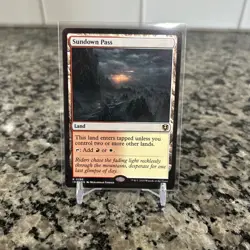 Sundown Pass 286-Rare-Innistrad Remastered-MTG-Regular Finish-NM - Image 1