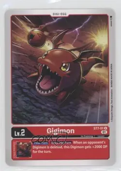 2021 Digimon Card Game - Starter Deck Guilmon Gigimon #ST7-01 e6j - Image 1