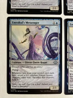 4x Modern Horizons 3 Emrakul‘s Messenger NM/M Magic The Gathering Mtg - Image 2