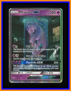 Mewtwo GX - 78/73 - Shining Legends - Full Art Secret Rare - Pokemon Card - Image 1