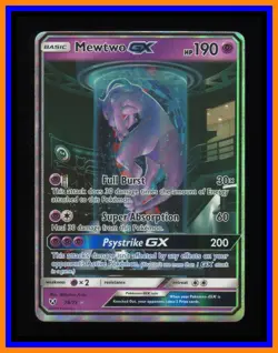 Mewtwo GX - 78/73 - Shining Legends - Full Art Secret Rare - Pokemon Card - Image 5