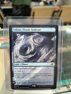 Uthros, Titanic Godcore Promo Edge Of Eternities Mtg - Image 1