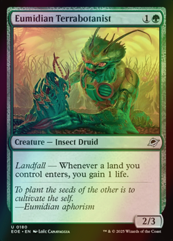 MTG Eumidian Terrabotanist Foil ** Edge of Eternities ** English - Image 1
