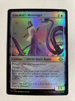 1x Modern Horizons 3 Emrakul‘s Messenger Foil NM/M Magic The Gathering Mtg - Image 1