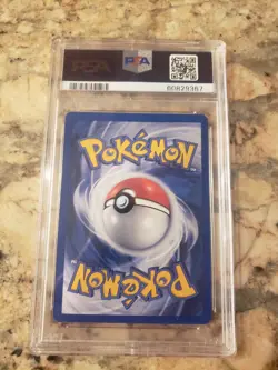 2001 Pokemon Game Entei Rev. Foil Pokemon 3 Movie Promo #34 PSA 8 - Image 3