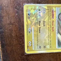 Pokemon Mow Rotom #RT4 Cracked Ice Holo 2009 From Rising Rivals Set - Image 3