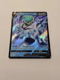Ice Rider Calyrex V 45/198 Ultra Rare Chilling Reign Pokemon TCG - Image 2