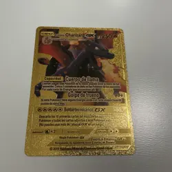 2019 Pokemon Shining Charizard GX Gold Foil Fan Art Display - Image 1