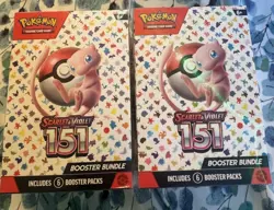 Pokemon TCG Scarlet & Violet 151 Booster Bundle LOT of 2 Factory Sealed - Image 1