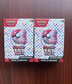 Pokemon TCG Scarlet & Violet 151 Booster Bundle LOT of 2 Factory Sealed - Image 1