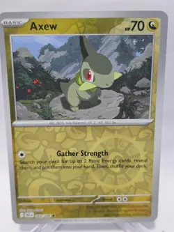 Axew 068/086 Reverse Holo Black Bolt Pokemon - Image 1
