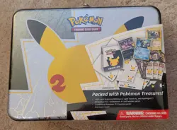 Pokemon TCG Celebration 25th Anniversary Collector’s Chest Lunch Box Tin Sealed - Image 1