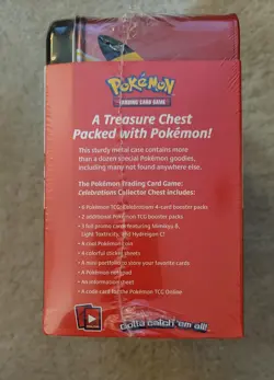 Pokemon TCG Celebration 25th Anniversary Collector’s Chest Lunch Box Tin Sealed - Image 3