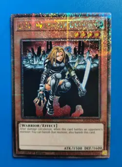Near Mint Yugioh D.D. Warrior Lady Quarter Century Secret Rare RA03-EN129 - Image 1