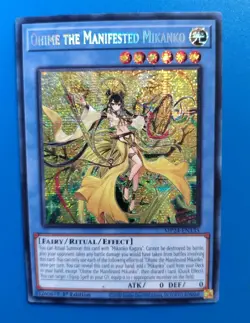 Near Mint Yugioh Ohime the Manifested Mikanko - MP24-EN135 Prismatic Secret Rare - Image 1