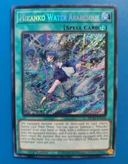 Near Mint Yugioh Mikanko Water Arabesque MP24-EN136 - Prismatic Secret Rare - Image 1