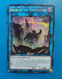 Near Mint Yugioh Rock of the Vanquisher - MP24-EN141 - Prismatic Secret Rare - Image 1