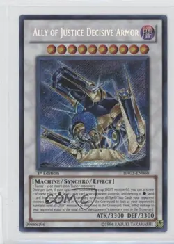 Ally of Justice Decisive Armor 1st Ed. YuGiOh Hidden Arsenal 3 #HA03-EN060 ds6 - Image 1