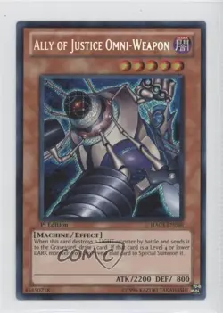 Ally of Justice Omni-Weapon 1st Ed. YuGiOh Hidden Arsenal 3 #HA03-EN050 2010 0a1 - Image 1
