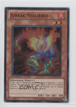 Jurrac Stauriko 1st Ed. YuGiOh Hidden Arsenal 3 #HA03-EN041 2010 0b5 - Image 1