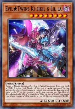 Live Twin Ki Sikil & Lil La - RA04 - Platinum Secret RARE - Yugioh Euro - Image 1