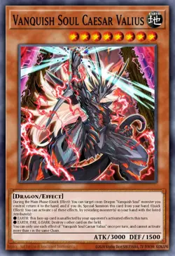 Vanquish Soul Caesar Valius - RA04 - Ultimate RARE - Yugioh Euro - Image 1