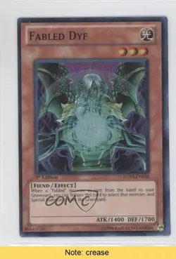 Fabled Dyf 1st Ed. YuGiOh Hidden Arsenal 3 #HA03-EN036 2010 READ 0b5 - Image 1