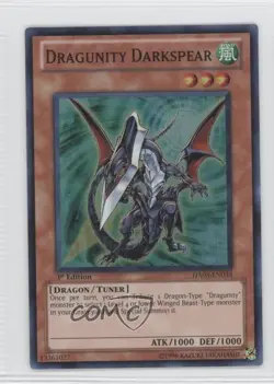 Dragunity Darkspear 1st Ed. YuGiOh Hidden Arsenal 3 #HA03-EN034 2010 3o2 - Image 1