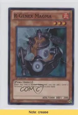 R-Genex Magma 1st Ed. YuGiOh Hidden Arsenal 3 #HA03-EN017 2010 READ 00em - Image 1