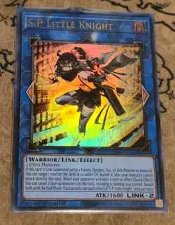 Yugioh S:P Little Knight RA03-EN049 1st Edition Ultra Rare NM - Image 1