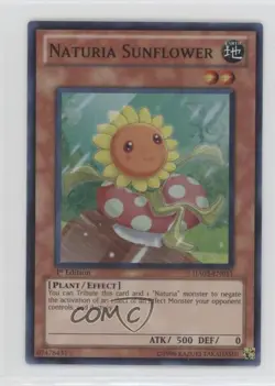 Naturia Sunflower 1st Ed. YuGiOh Hidden Arsenal 3 #HA03-EN011 2010 0ra7 - Image 1