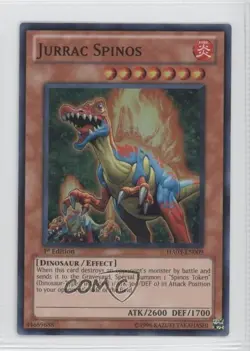 Jurrac Spinos 1st Ed. YuGiOh Hidden Arsenal 3 #HA03-EN009 2010 0b5 - Image 1