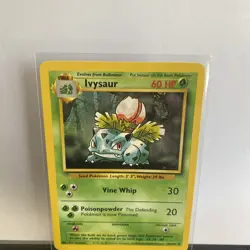 IVYSAUR - 30/102 - Base Set - Pokemon Card - LP Wotc Vintage - Image 1