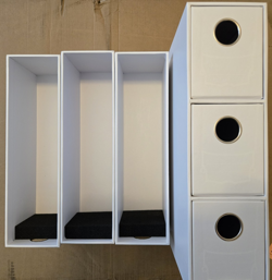 2x Dragon Shield Fortress Card Drawers White Each holds 1200 cards - Image 2