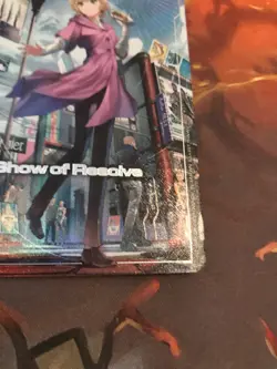 GUNDAM TCG CARD GAME - A SHOW OF RESOLVE GD01-100 U+ ALT ART ENGLISH NEWTYPE - Image 5