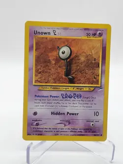 Unown L Unown Non Holo Pokemon Card 86/105 Neo Destiny Pokemon Card Game Tcg - Image 1
