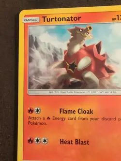 Turtonator Pokemon Trading Card Game (TCG) card from the Sun & Moon - Image 2